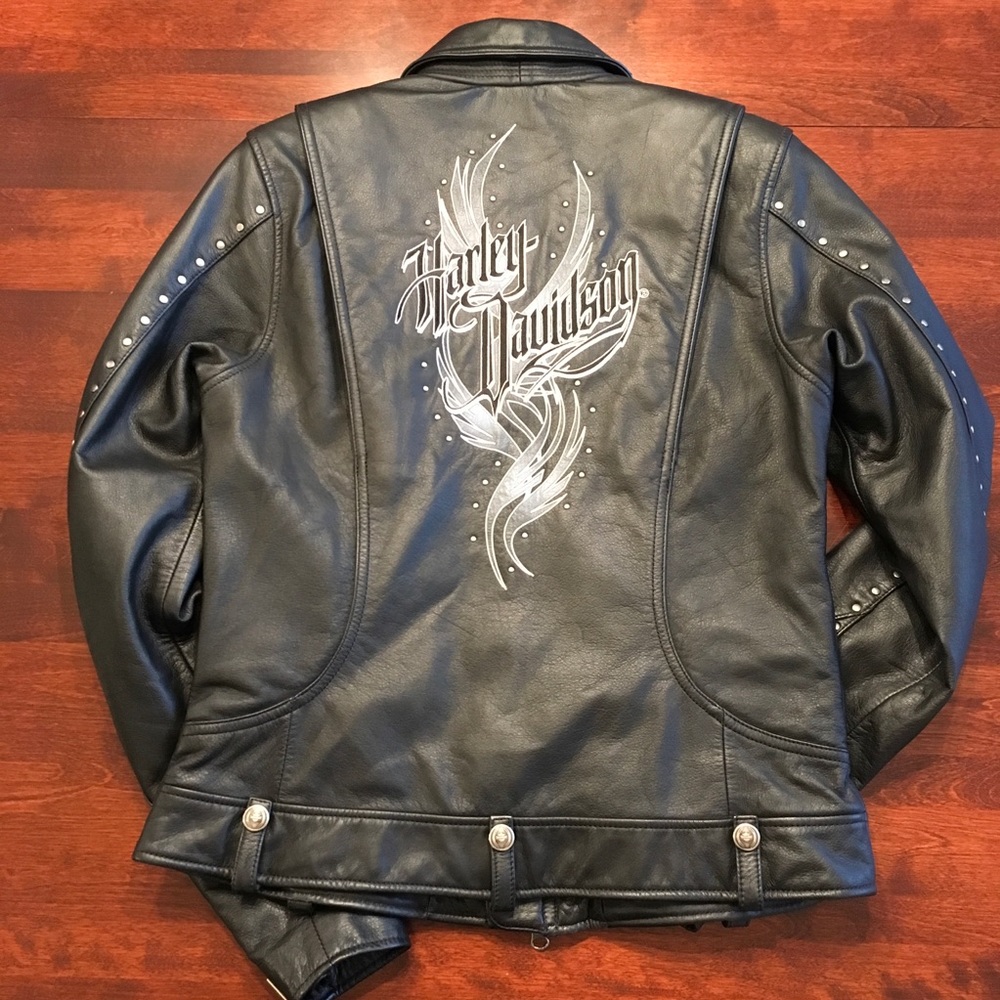 Genuine Leather Harley Davidson Motorcycle Jacket